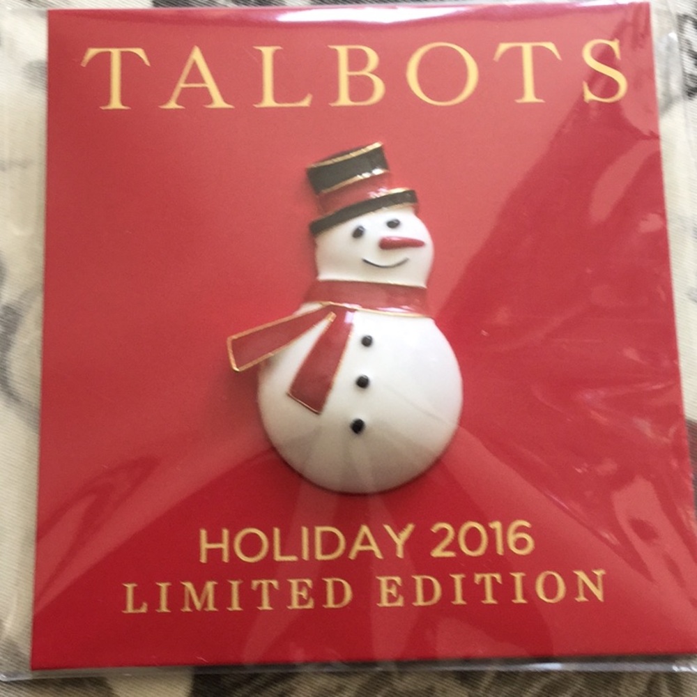 Talbots Christmas Pin New in wrapping